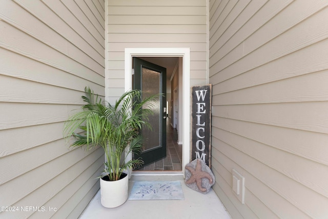 view of property entrance