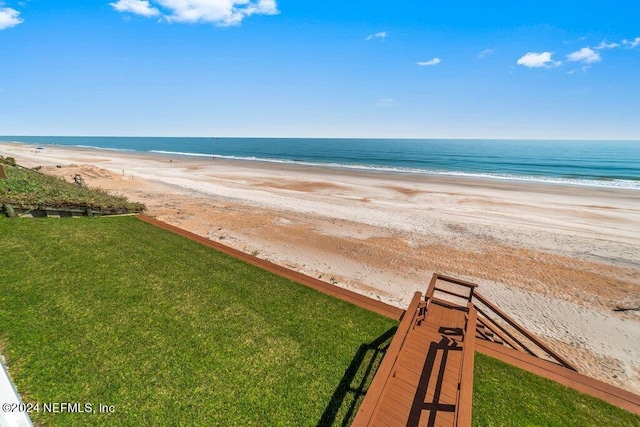 water view featuring a view of the beach