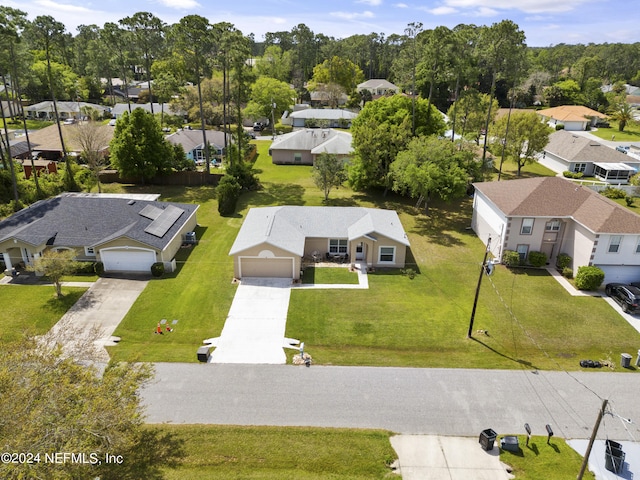 view of aerial view