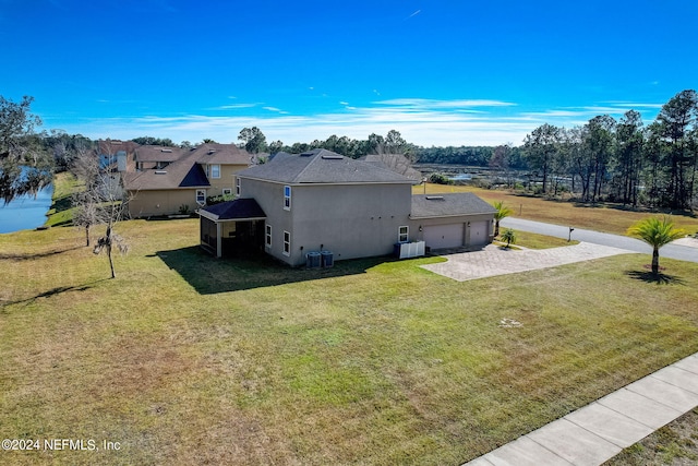 exterior space featuring a yard