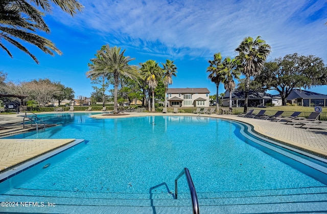 view of pool