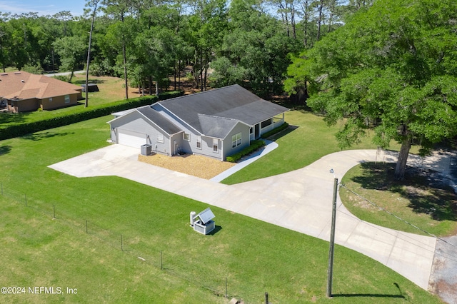 view of aerial view