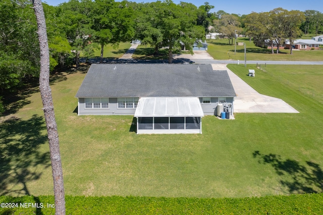 view of aerial view