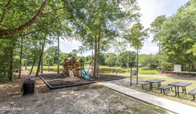 view of jungle gym