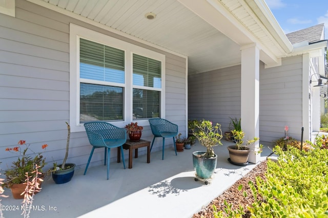 view of patio / terrace with covered porch