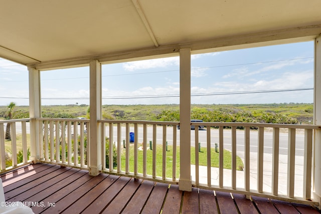 view of deck