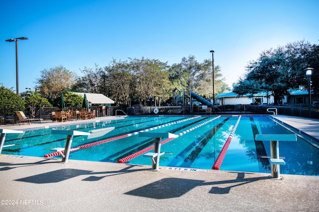 view of pool