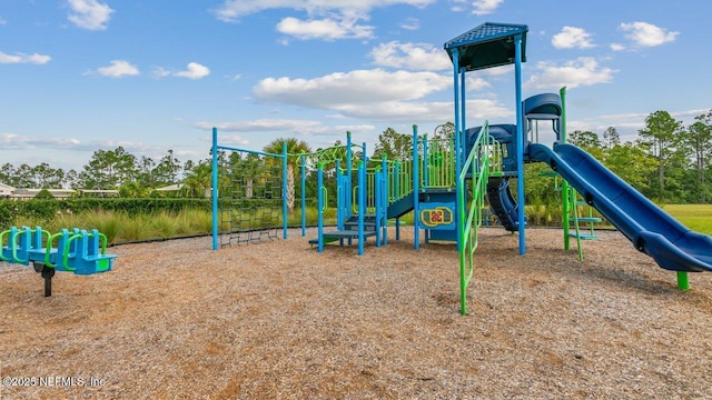 view of play area