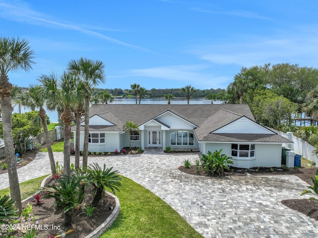 view of ranch-style home