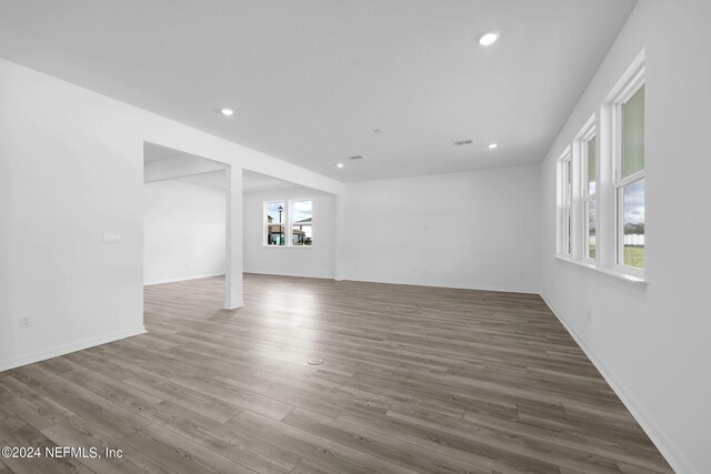 interior space featuring hardwood / wood-style flooring