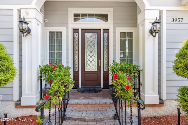 view of entrance to property