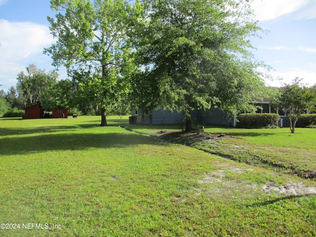 view of yard