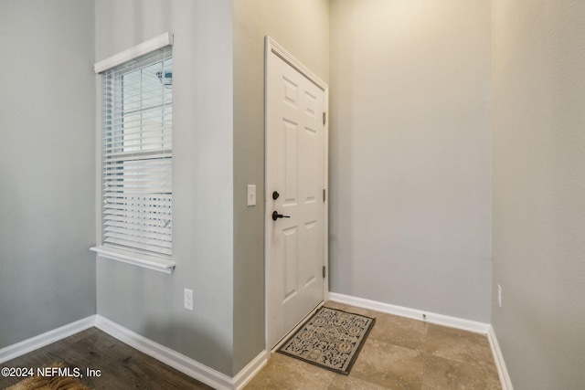 entrance foyer with tile flooring