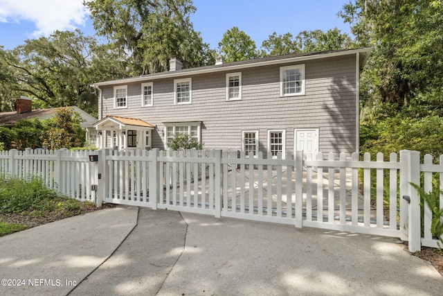 view of front of home