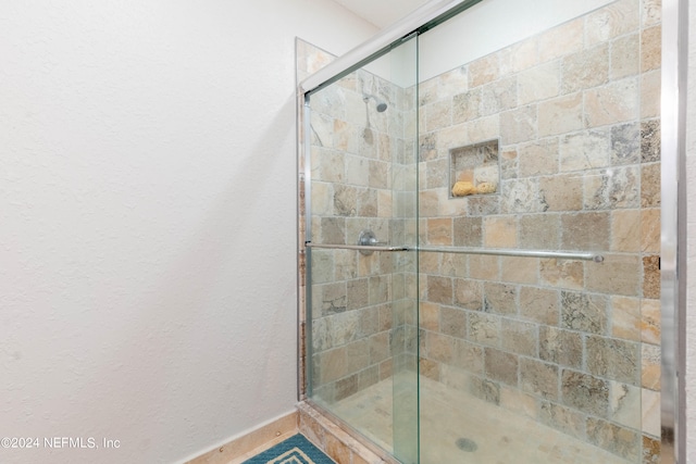 bathroom with walk in shower