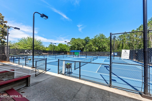 view of sport court