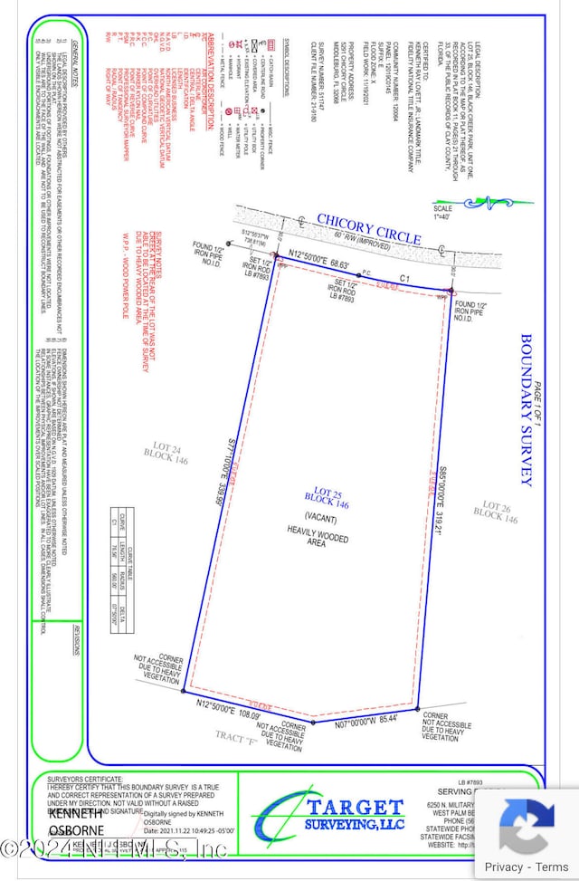 5291 Chicory Cir, Middleburg FL, 32068 land for sale