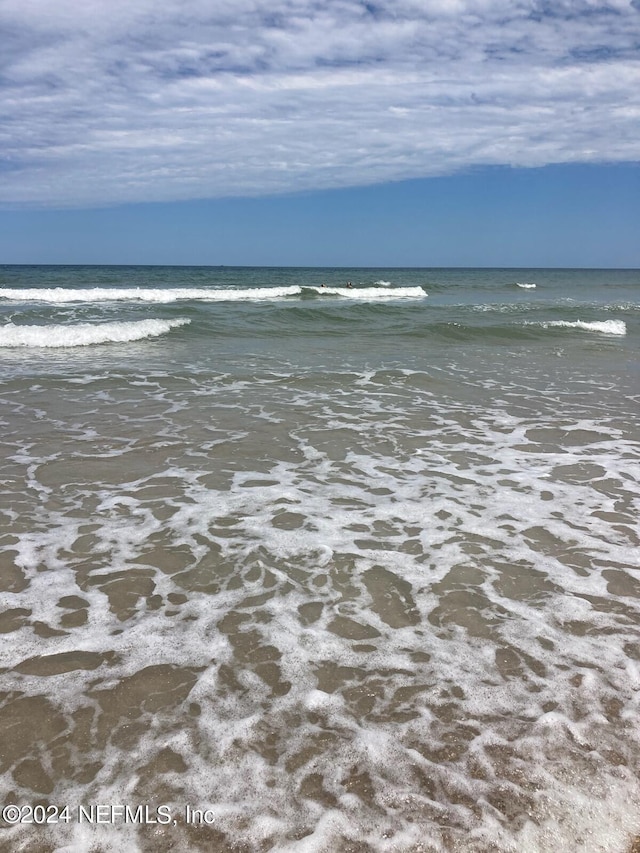 property view of water with a view of the beach