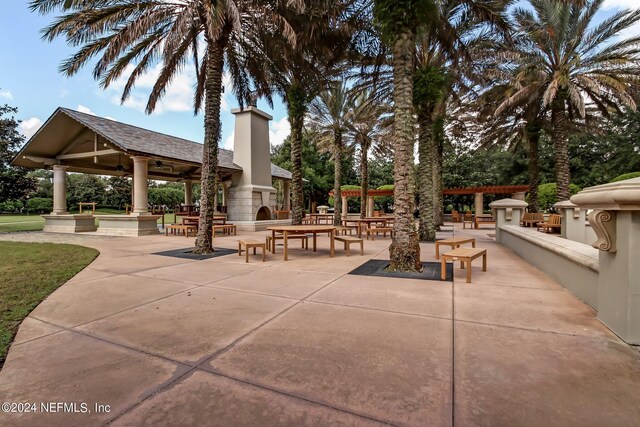 5275 Bentpine Cove Rd, Jacksonville, FL 32224 - view of community featuring a patio area and a gazebo