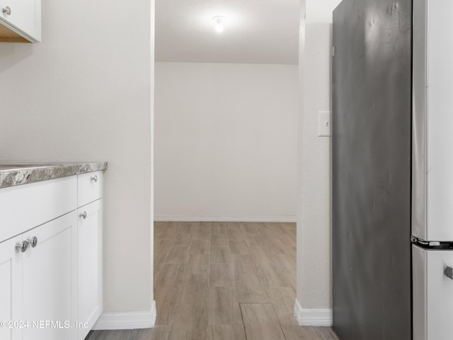 interior space with light wood-type flooring