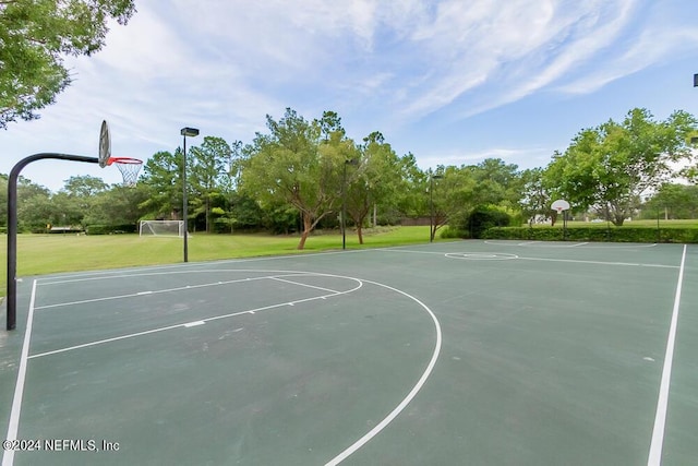 view of sport court