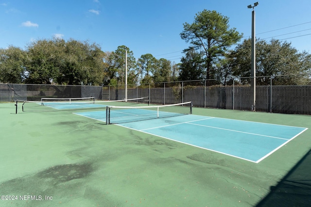 view of sport court