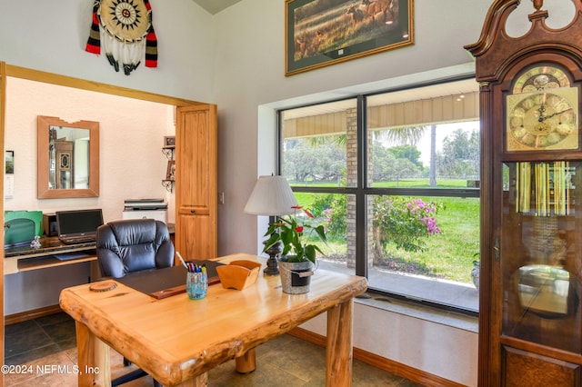 office area featuring plenty of natural light