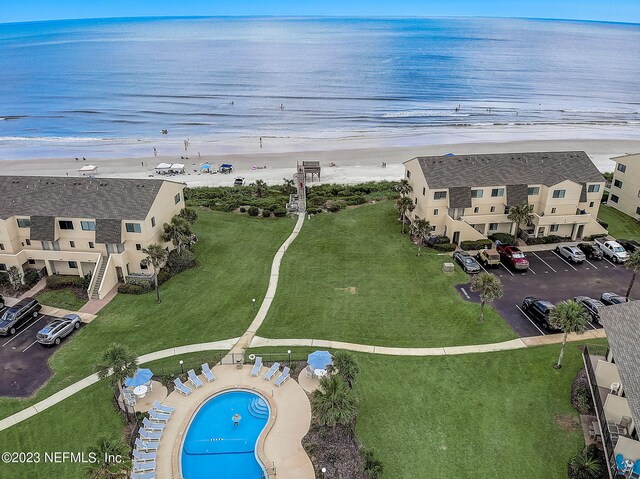 8550 A1A Unit 12122, Saint Augustine, FL 32080 - drone / aerial view with a beach view and a water view
