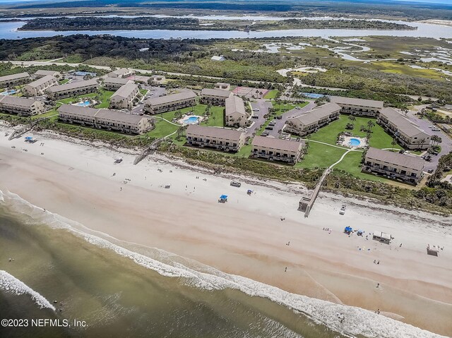 8550 A1A Unit 12122, Saint Augustine, FL 32080 - birds eye view of property featuring a view of the beach and a water view
