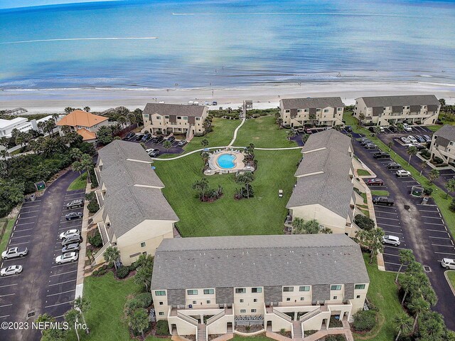8550 A1A Unit 12122, Saint Augustine, FL 32080 - drone / aerial view featuring a view of the beach and a water view