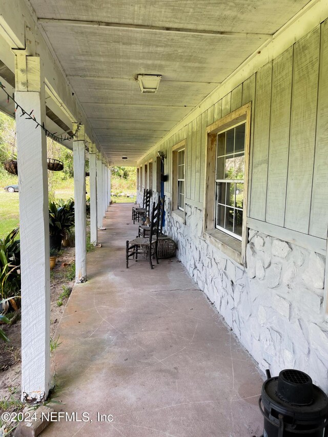 view of patio / terrace featuring a porch