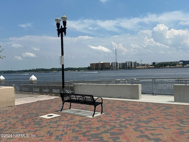 400 E Bay St Unit 405, Jacksonville, FL 32202 - view of patio featuring a water view