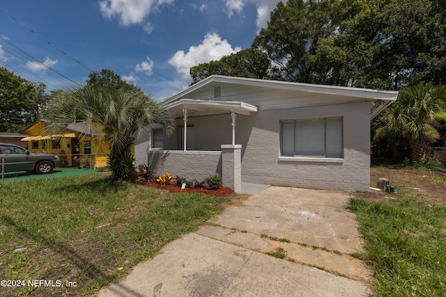 view of front of home