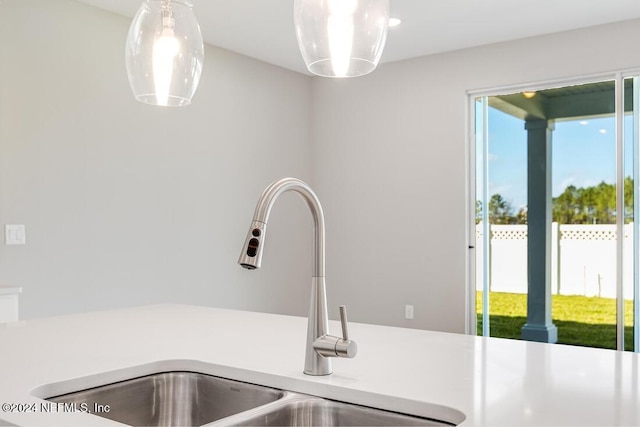 kitchen featuring sink