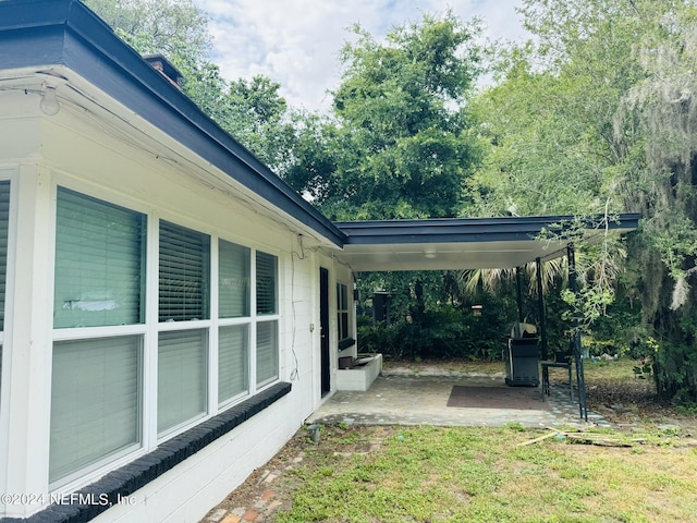 exterior space featuring a patio area