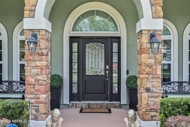 view of entrance to property