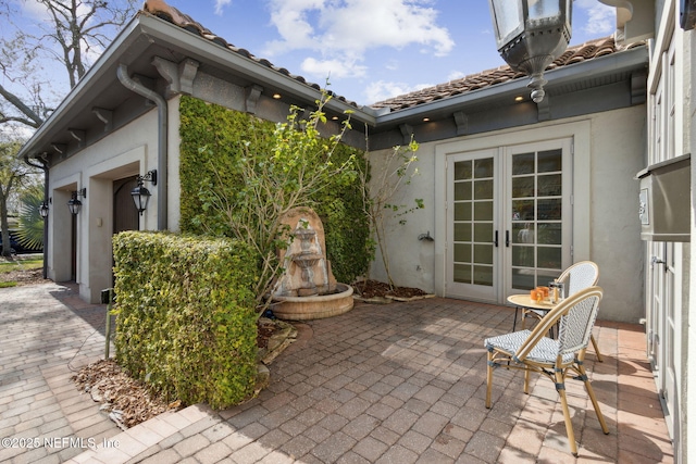 view of patio / terrace with french doors