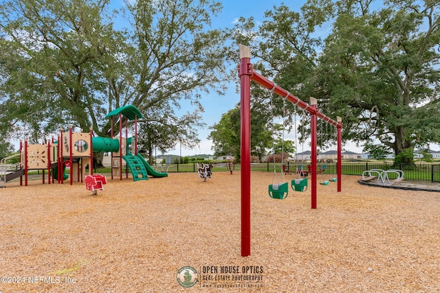 view of jungle gym