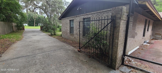 view of property exterior