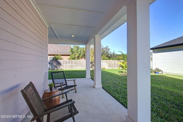 view of patio