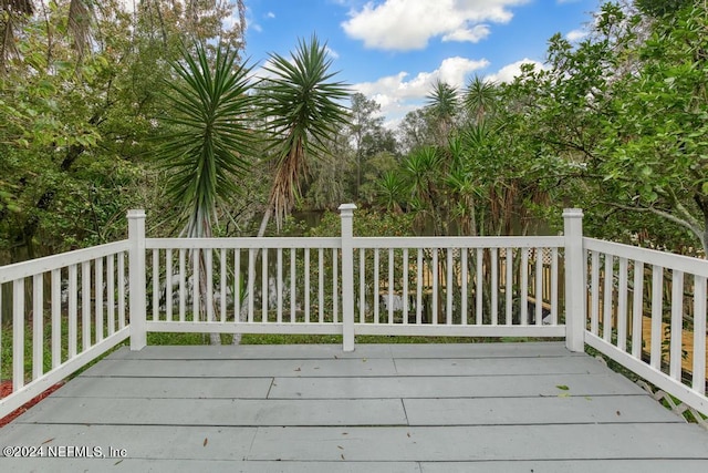 view of deck