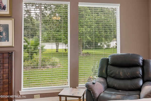 view of sitting room