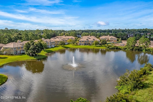 view of water feature featuring a residential view