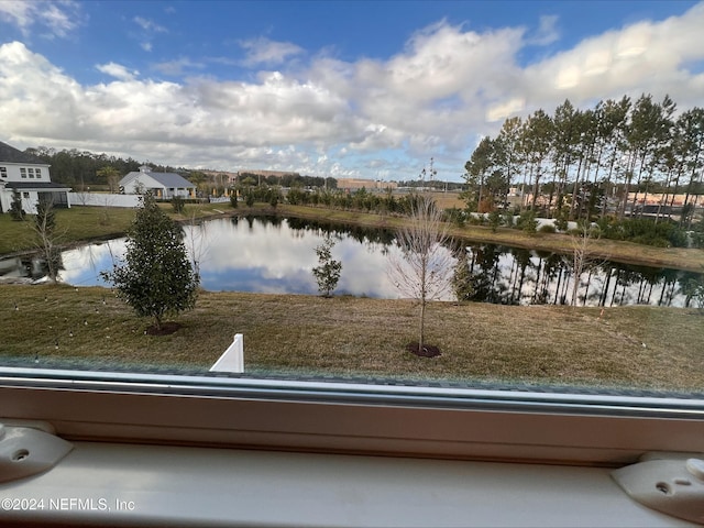 view of water feature