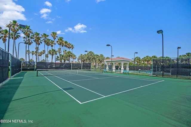 view of sport court