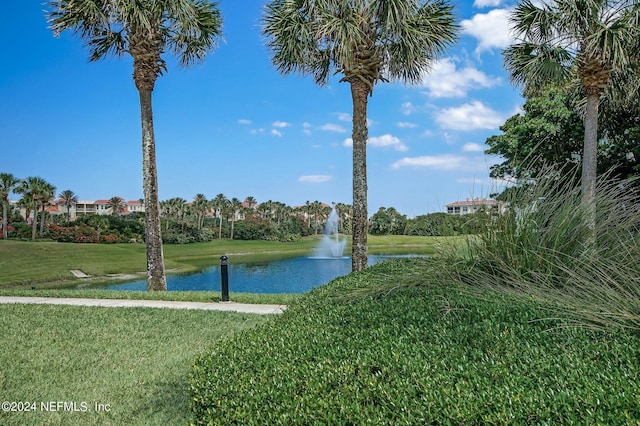 view of water feature