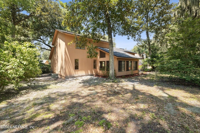 view of rear view of property