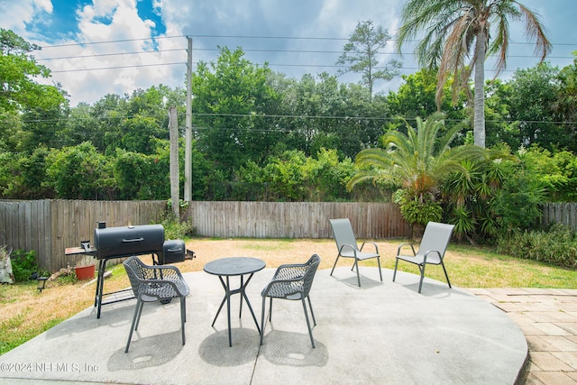 view of patio