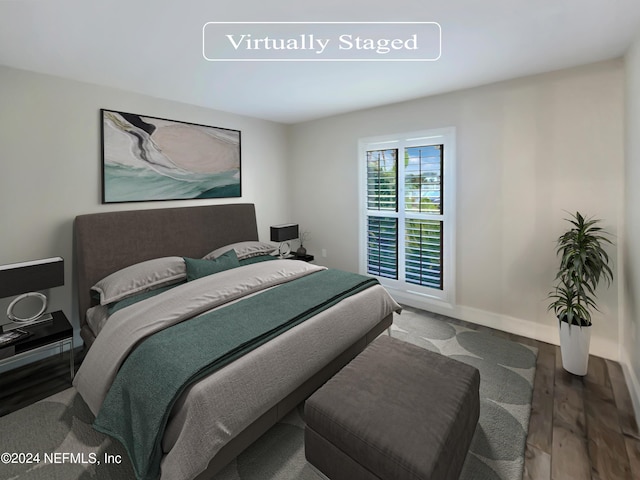 6300 A1A S Unit A74D, Saint Augustine, FL 32080 - bedroom with wood finished floors and baseboards