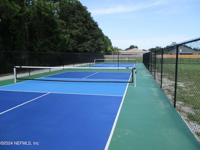 view of sport court featuring basketball court